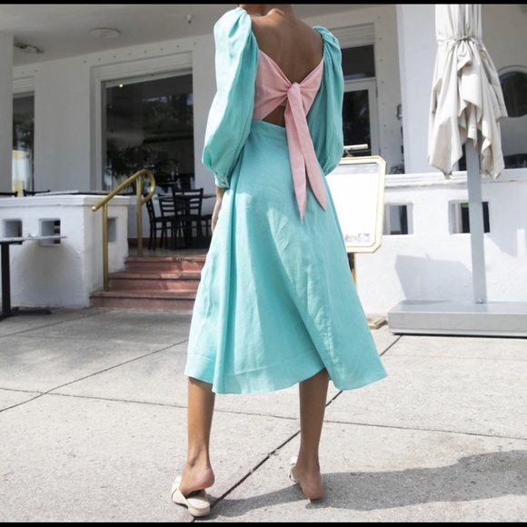 Lee Pfayfer Mint Candy Dress - Picture 3 of 10